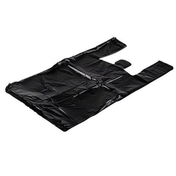 Unbranded Other - Grocery Shopping Plastic Bags 12" x 7" x 21" (Black, 1000)